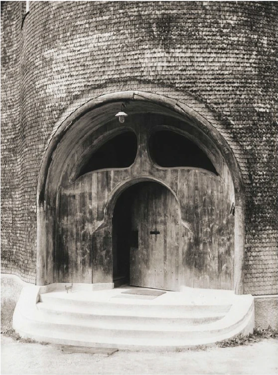 Entrance to the artist's studio