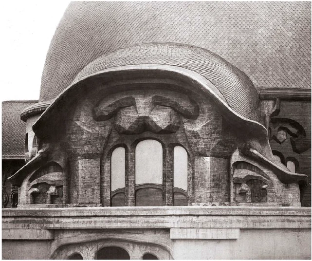 Upper west portal of the first Goetheanum