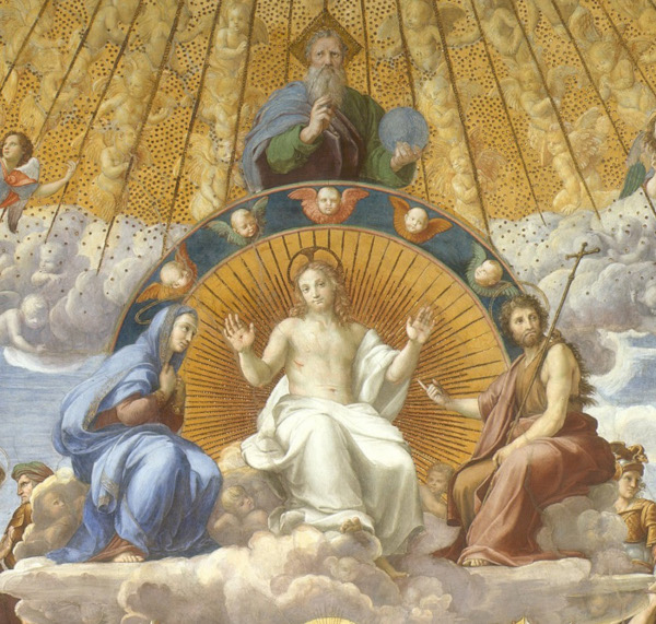 Raffael Die Dreifaltigkeit, Teil von 197