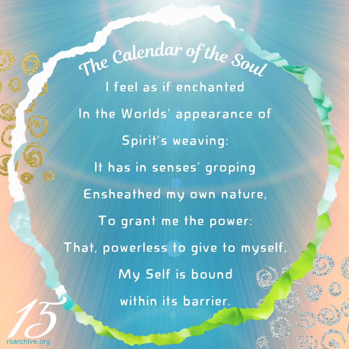 Calendar Verse 15