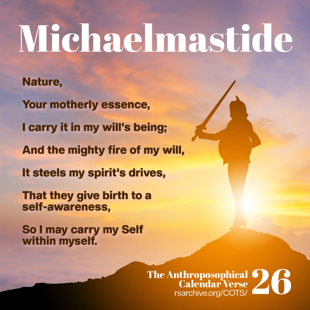 Calendar Verse 26