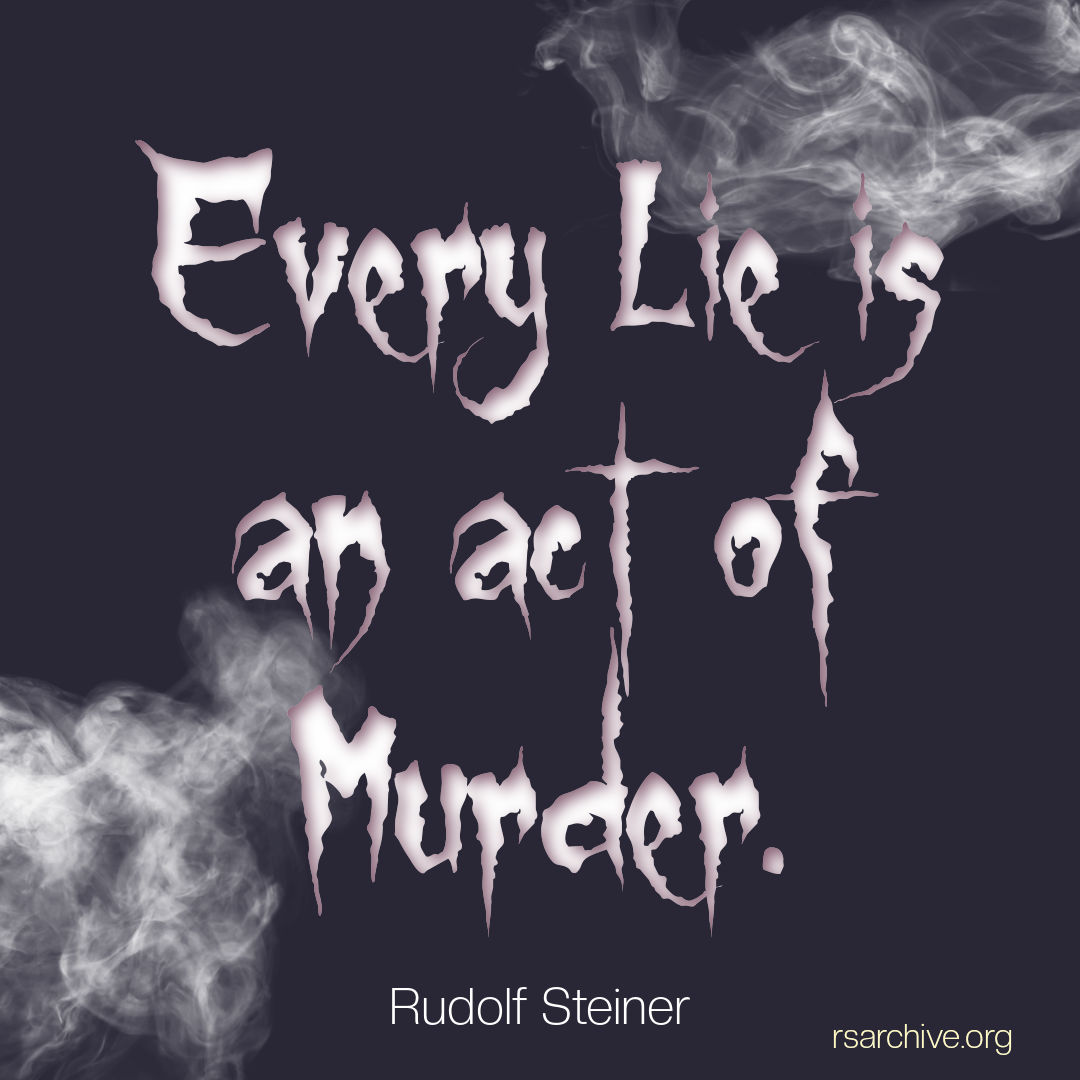 Lies are Murder