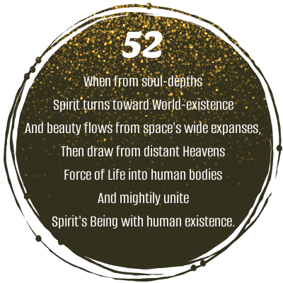 The Calendar of the Soul Verse 52